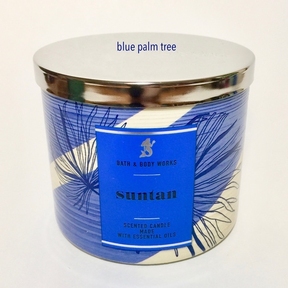 Bath & Body Works Accents Suntan 3 Wick Candle Poshmark